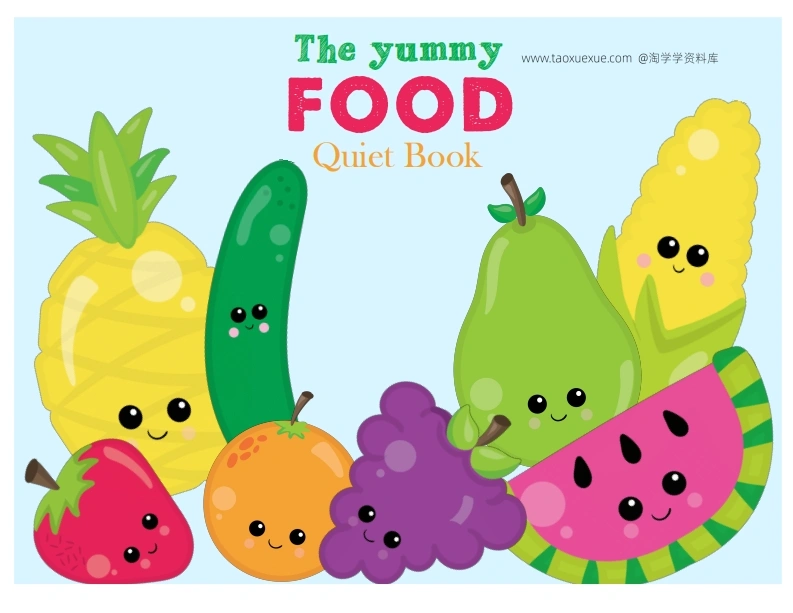 Food-Quiet-Book-学芽网