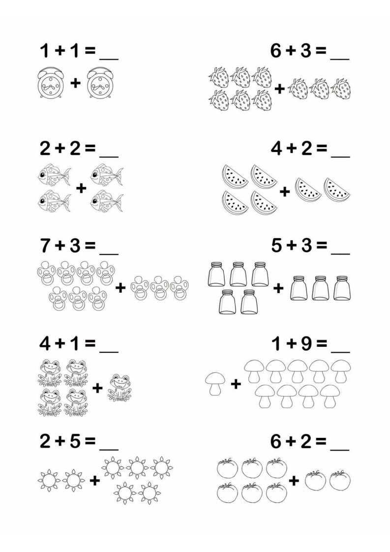 幼小衔接数学简易计算专项练-学芽网